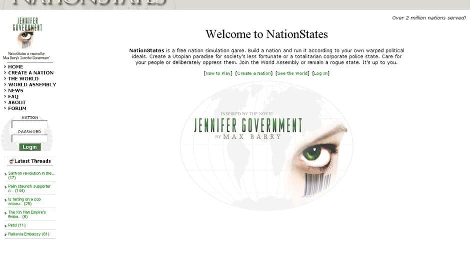 NationStates screenshot