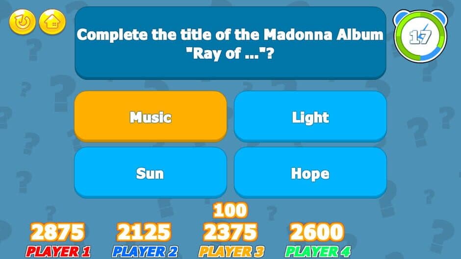 The Music Trivia Challenge screenshot