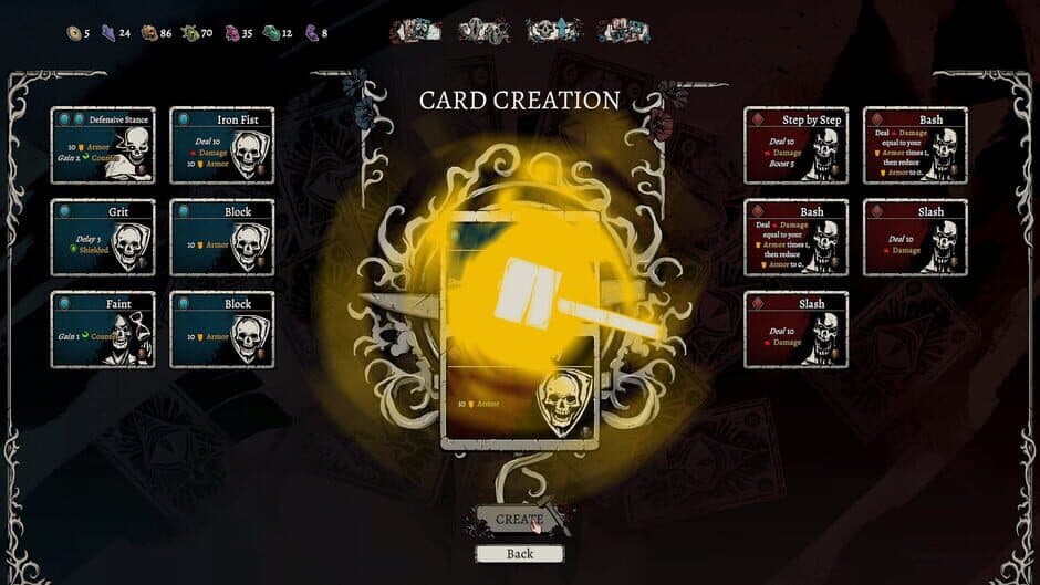 Nadir: A Grimdark Deckbuilder screenshot