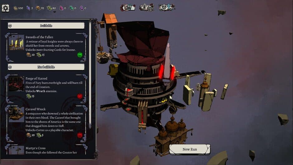 Nadir: A Grimdark Deckbuilder screenshot