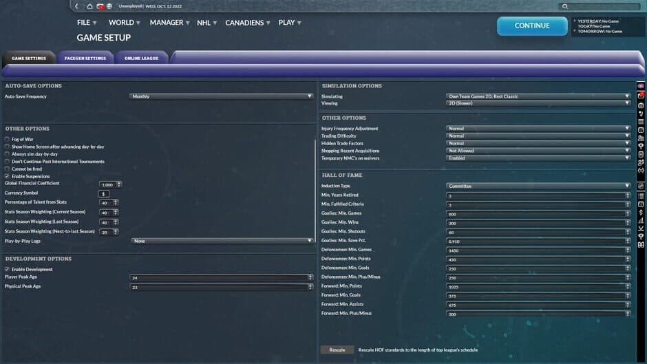 Franchise Hockey Manager 9 screenshot