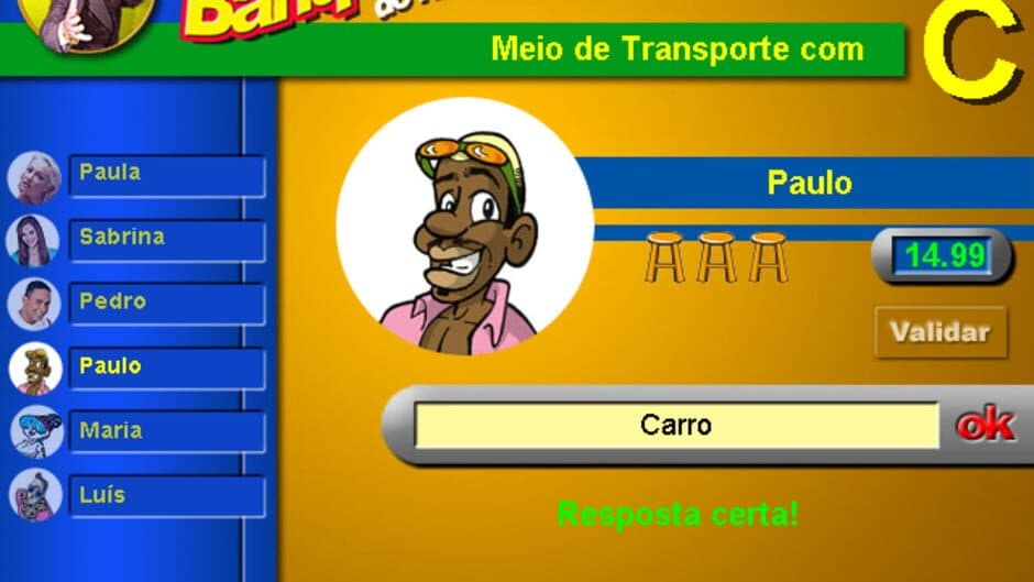 Jogo do Banquinho do Raul Gil screenshot