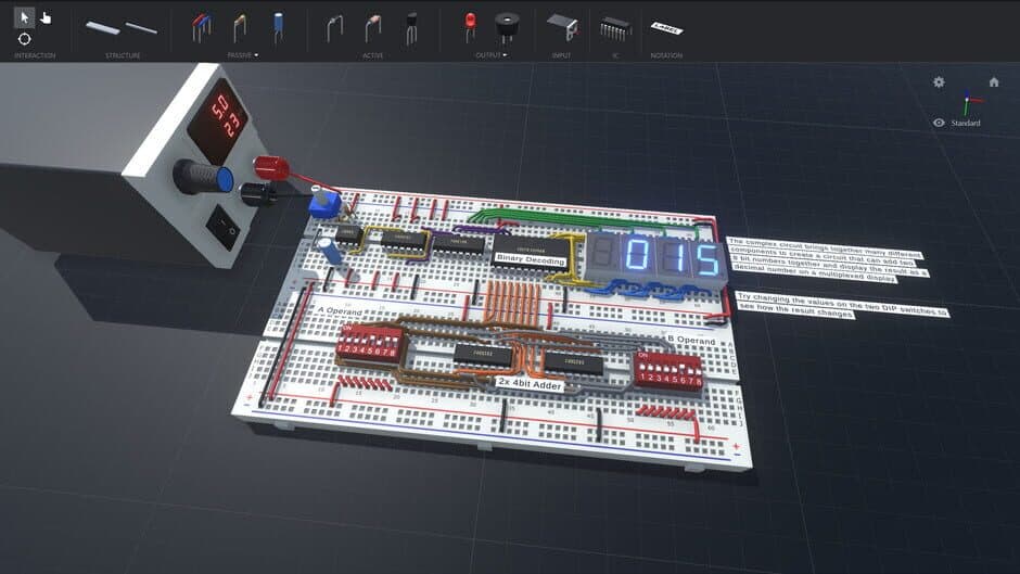 Crumb Circuit Simulator screenshot