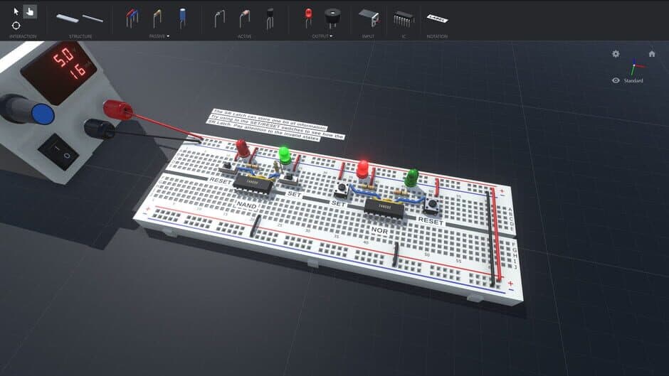 Crumb Circuit Simulator screenshot