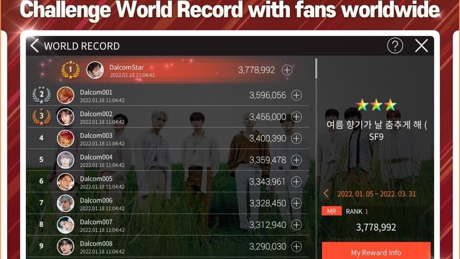 SuperStar FNC screenshot