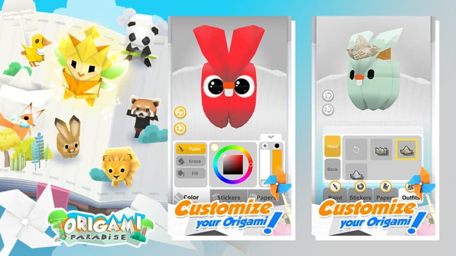 Origami Paradise screenshot