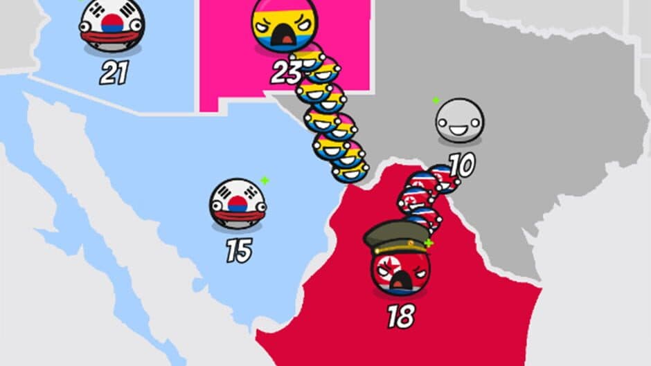 Country Balls.io: Battle Arena screenshot