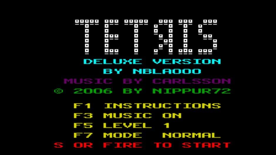 Tetris Deluxe screenshot