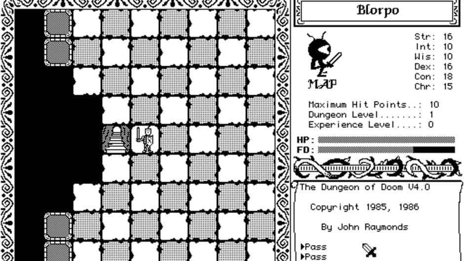 The Dungeon of Doom screenshot
