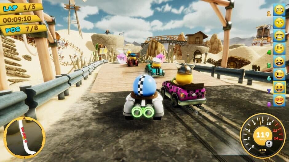 Emoji Kart Racer screenshot
