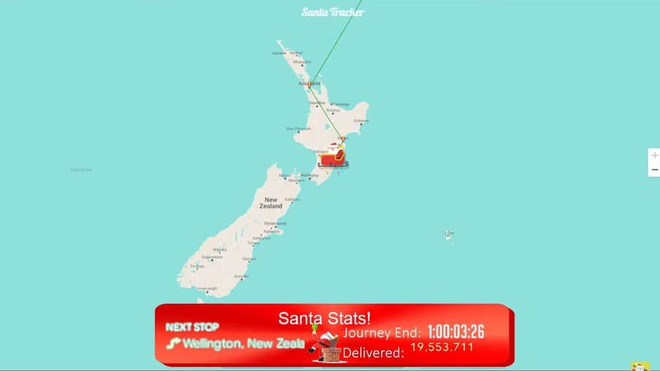 Google Santa Tracker screenshot