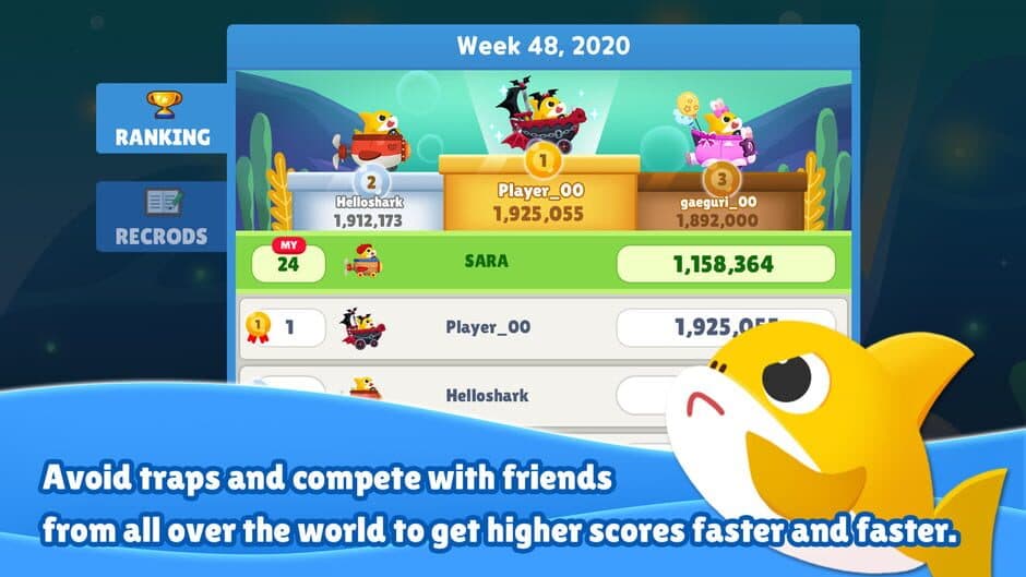 Baby Shark Run Away screenshot
