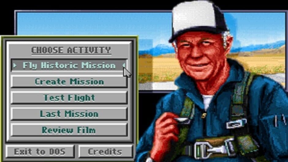 Chuck Yeager's Air Combat screenshot
