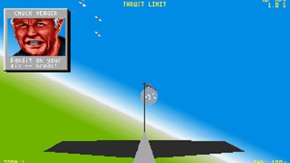 Chuck Yeager's Air Combat screenshot