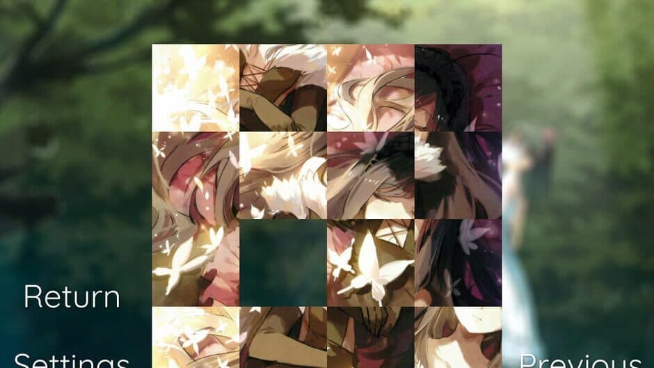 Anime Girl Slide Puzzle screenshot