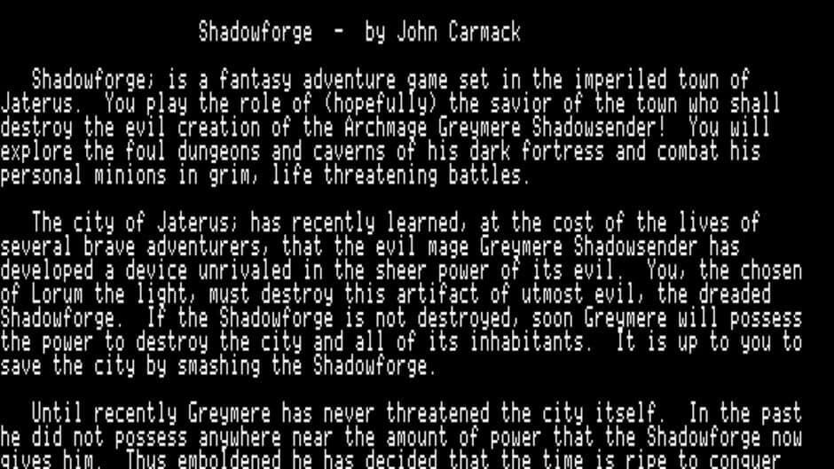 Shadowforge screenshot