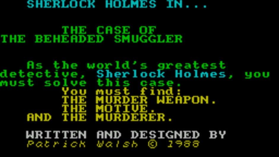 Sherlock Holmes: The Case of the Beheaded Smuggler screenshot