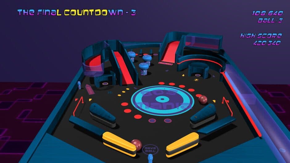 80's Mania Pinball screenshot