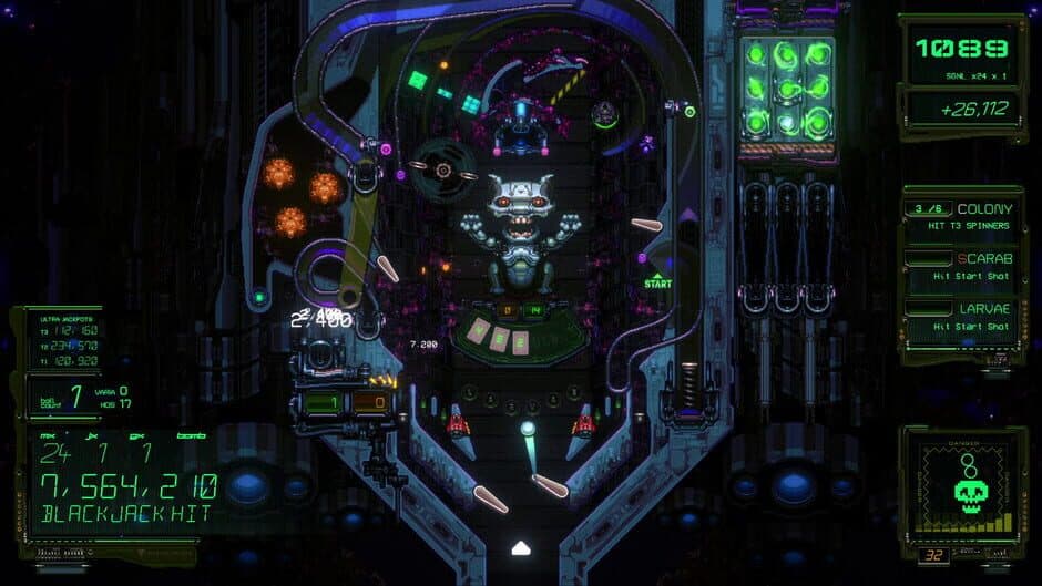 Xenotilt: Hostile Pinball Action screenshot