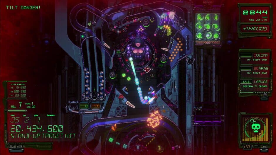 Xenotilt: Hostile Pinball Action screenshot