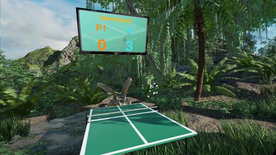 VR Dinosaur Pingpong screenshot
