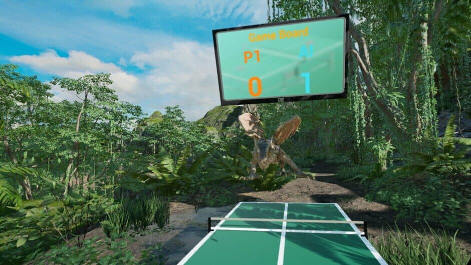 VR Dinosaur Pingpong screenshot