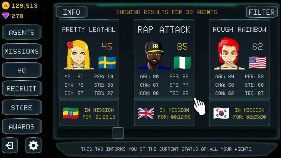 Agent Team Simulator screenshot