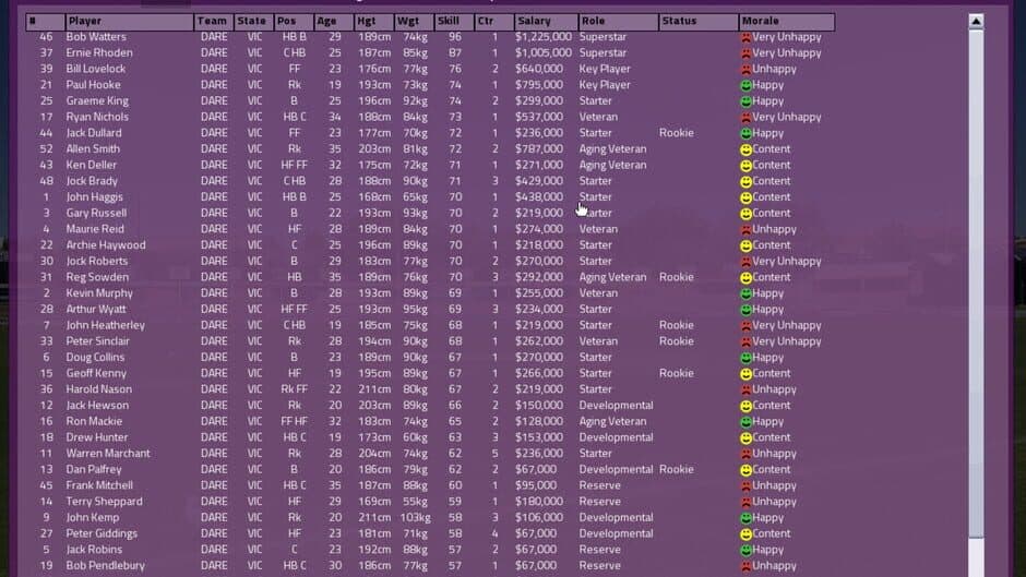 Australian Football Coach 2023 screenshot