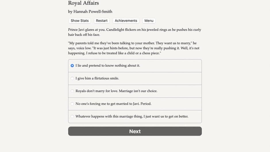 Royal Affairs screenshot