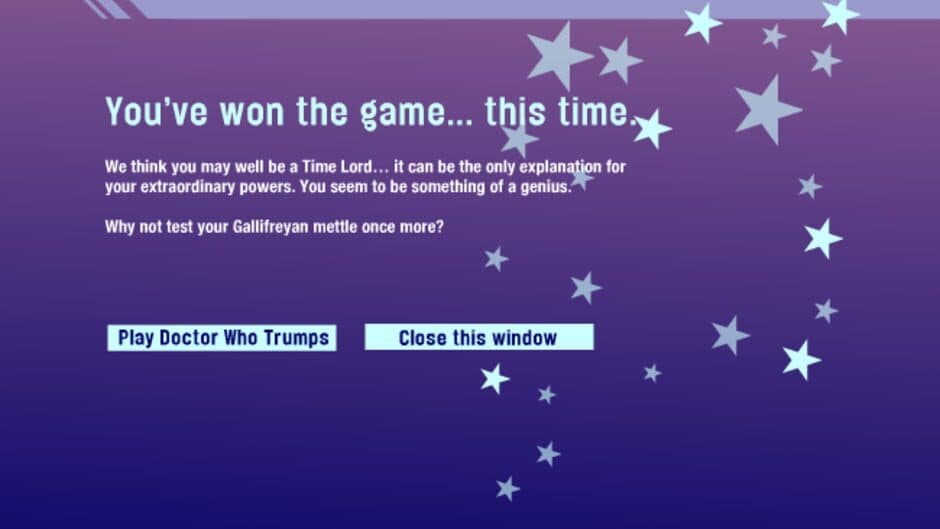 Doctor Who Trumps screenshot