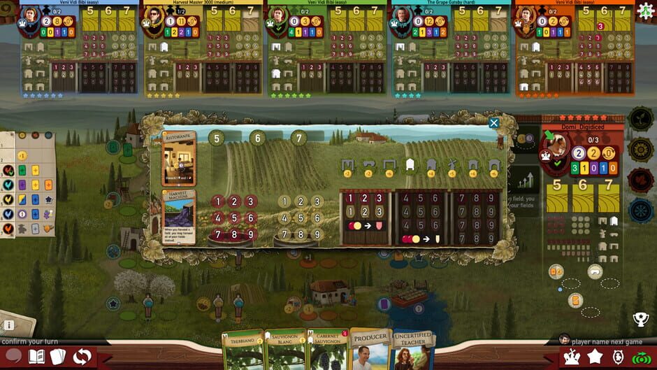 Viticulture: Essential Edition - Tuscany Expansion screenshot