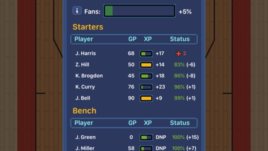 Hoop League Tactics screenshot