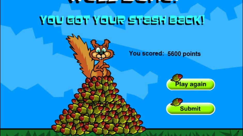 Skid the Scrambling Squirrel screenshot
