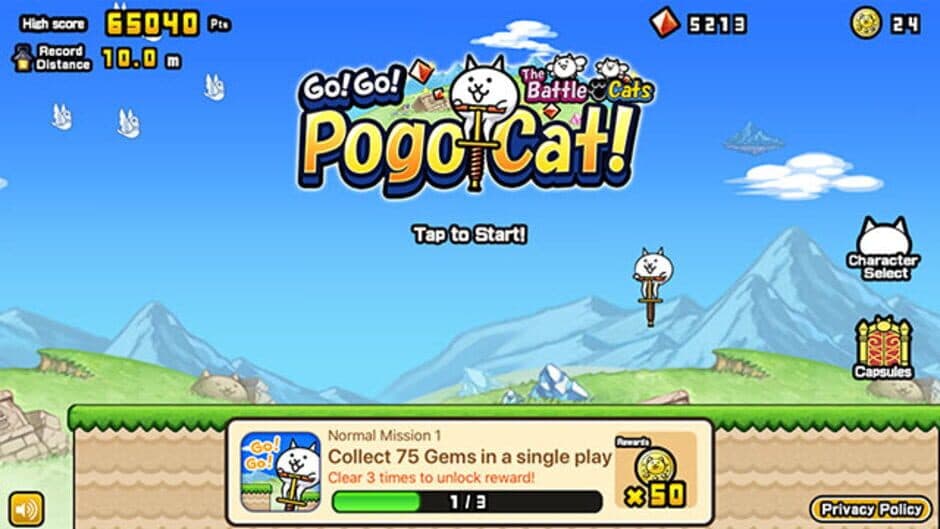 Go! Go! Pogo Cat! screenshot