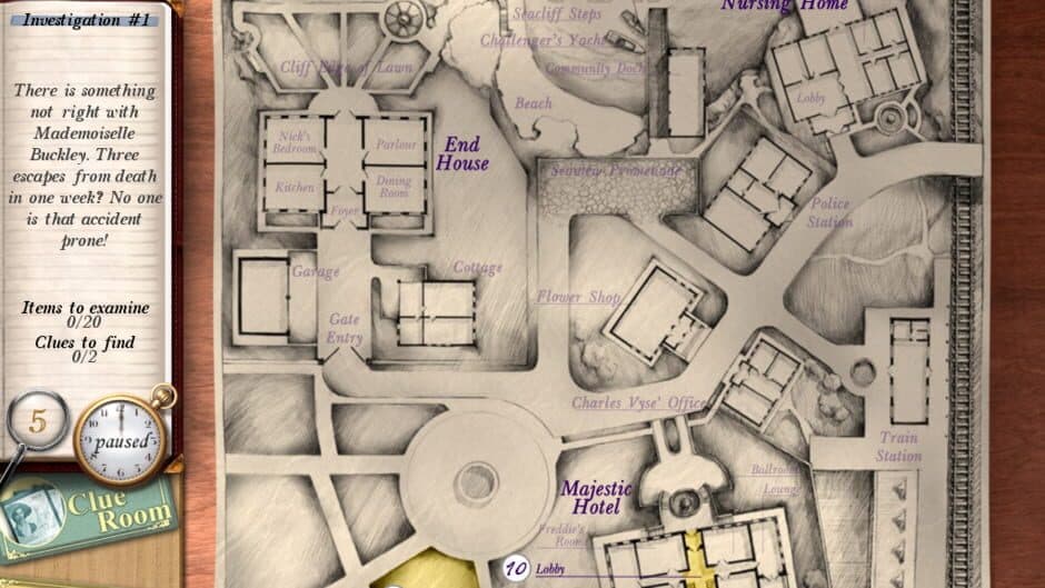 Agatha Christie: Peril at End House screenshot