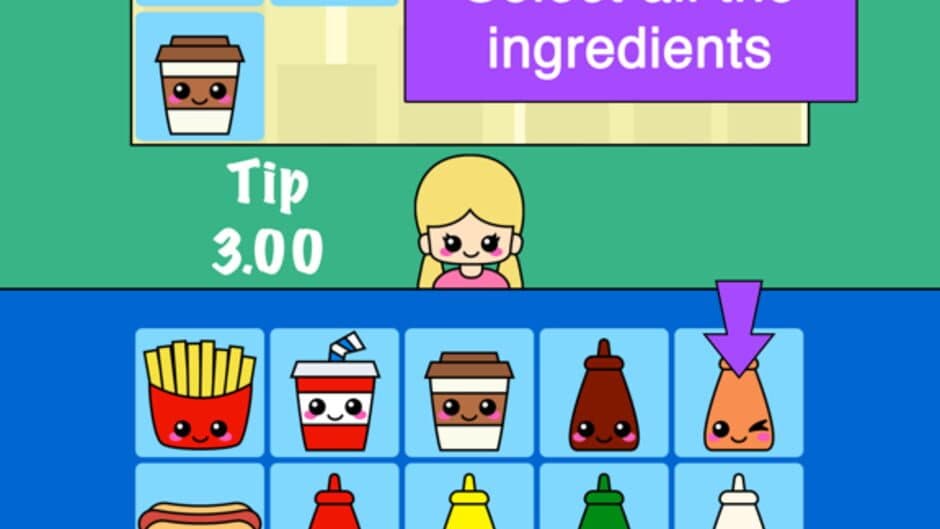 Burger Memory Game screenshot