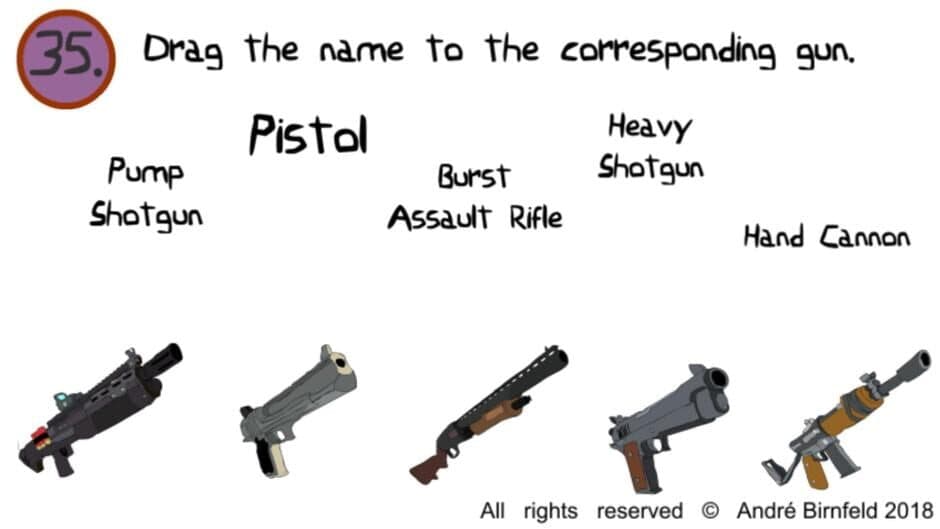 Genius Quiz Fort. Battle Royale screenshot