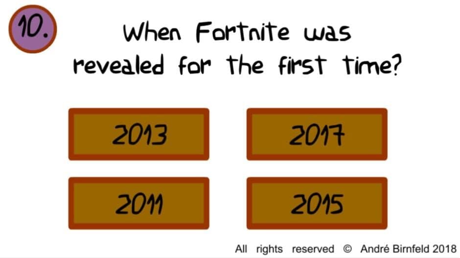 Genius Quiz Fort. Battle Royale screenshot