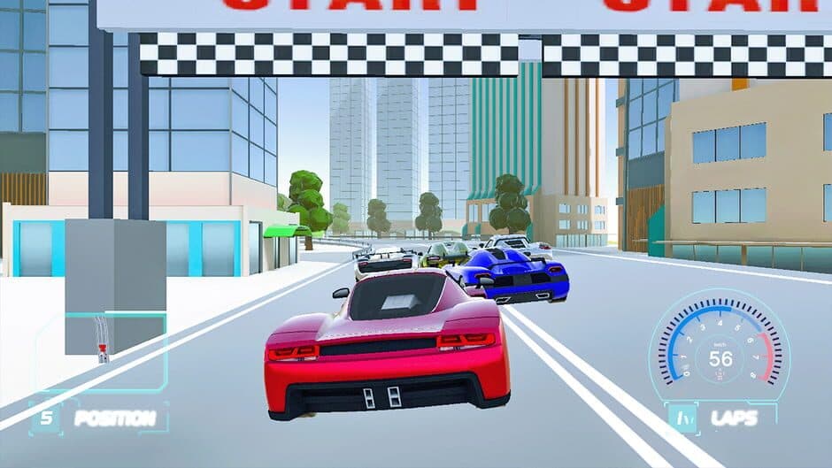 Rally Race Car Simulator Poly: World Driver Arcade Real Driving Games Sim screenshot