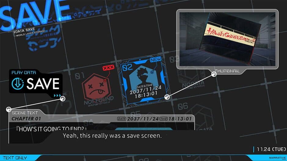 Anonymous;Code screenshot