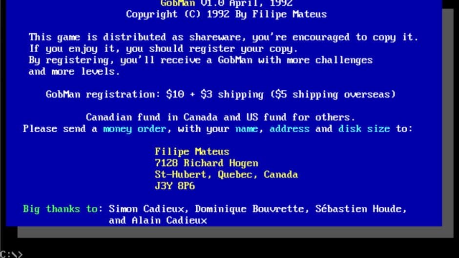 GobMan screenshot