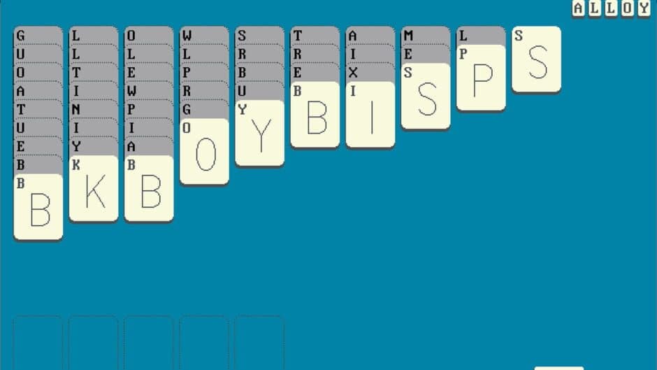 Word Solitaire screenshot