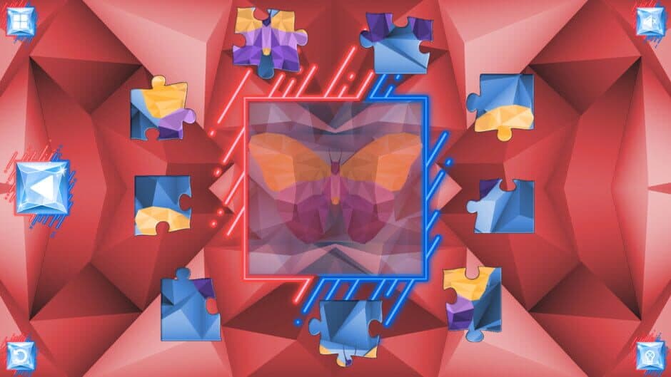 Poly Jigsaw: Butterflies screenshot