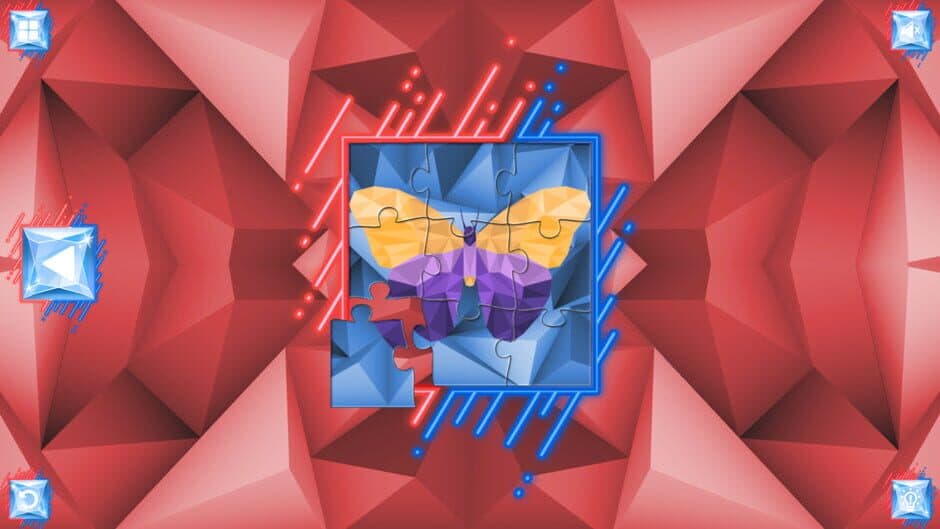 Poly Jigsaw: Butterflies screenshot