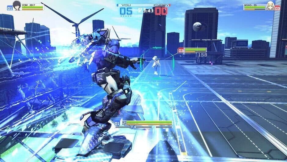 Toaru Majutsu no Virtual-On screenshot