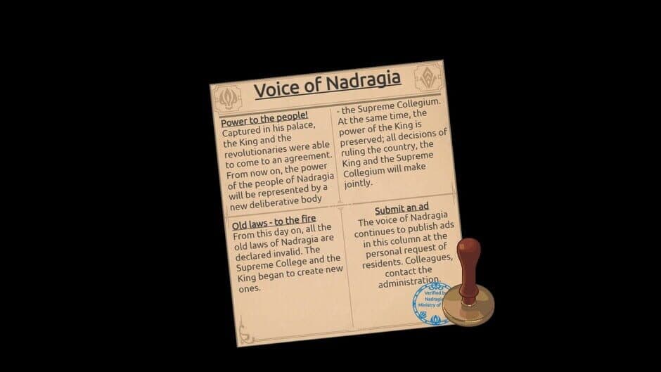 Laws of Nadragia screenshot