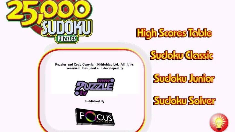 25,000 Sudoku Puzzles screenshot