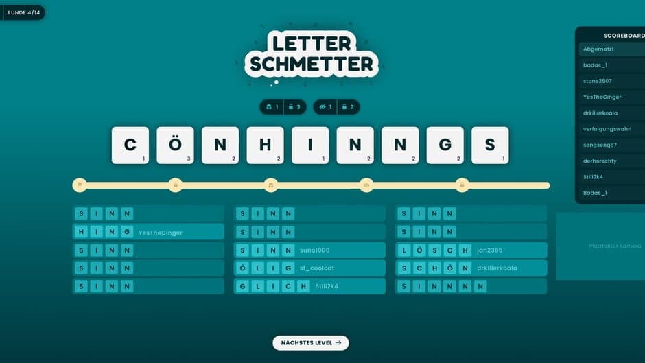 Letter Schmetter screenshot