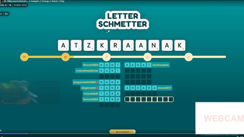 Letter Schmetter screenshot