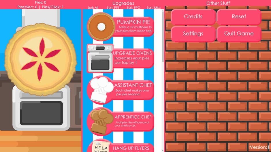 PieClicker screenshot